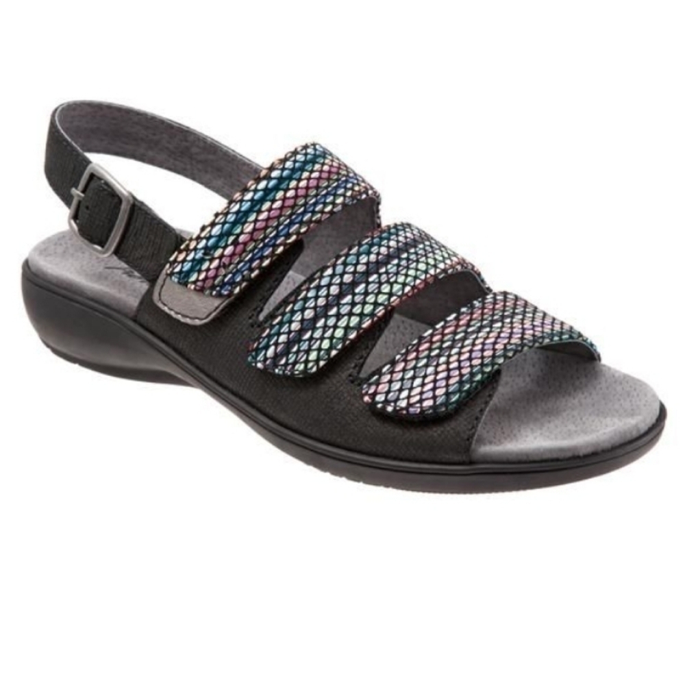 🌟 Trotters kendra multi colored strappy sandal